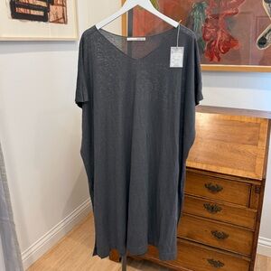 eva evam Linen Poncho